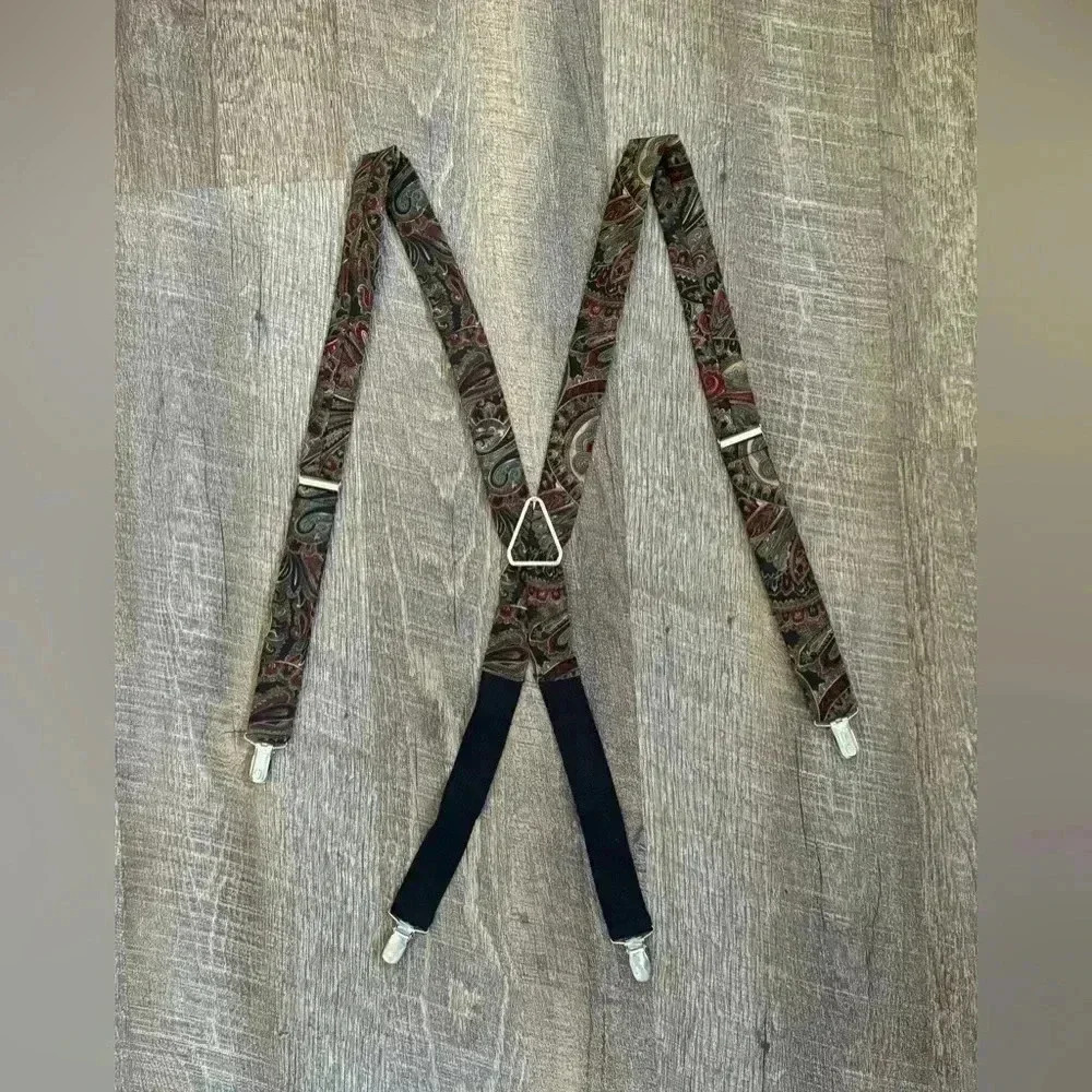 2 for $30 💎Vintage Print Suspenders